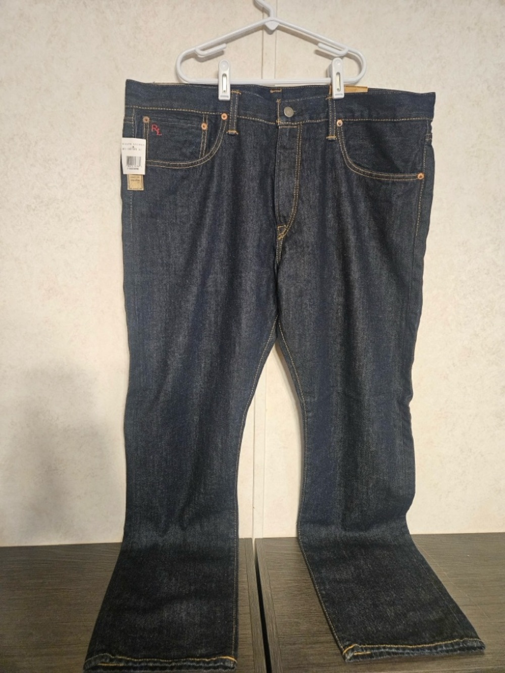Ralph Lauren Indigo Straight-Leg Jeans 36 x 32 NWT